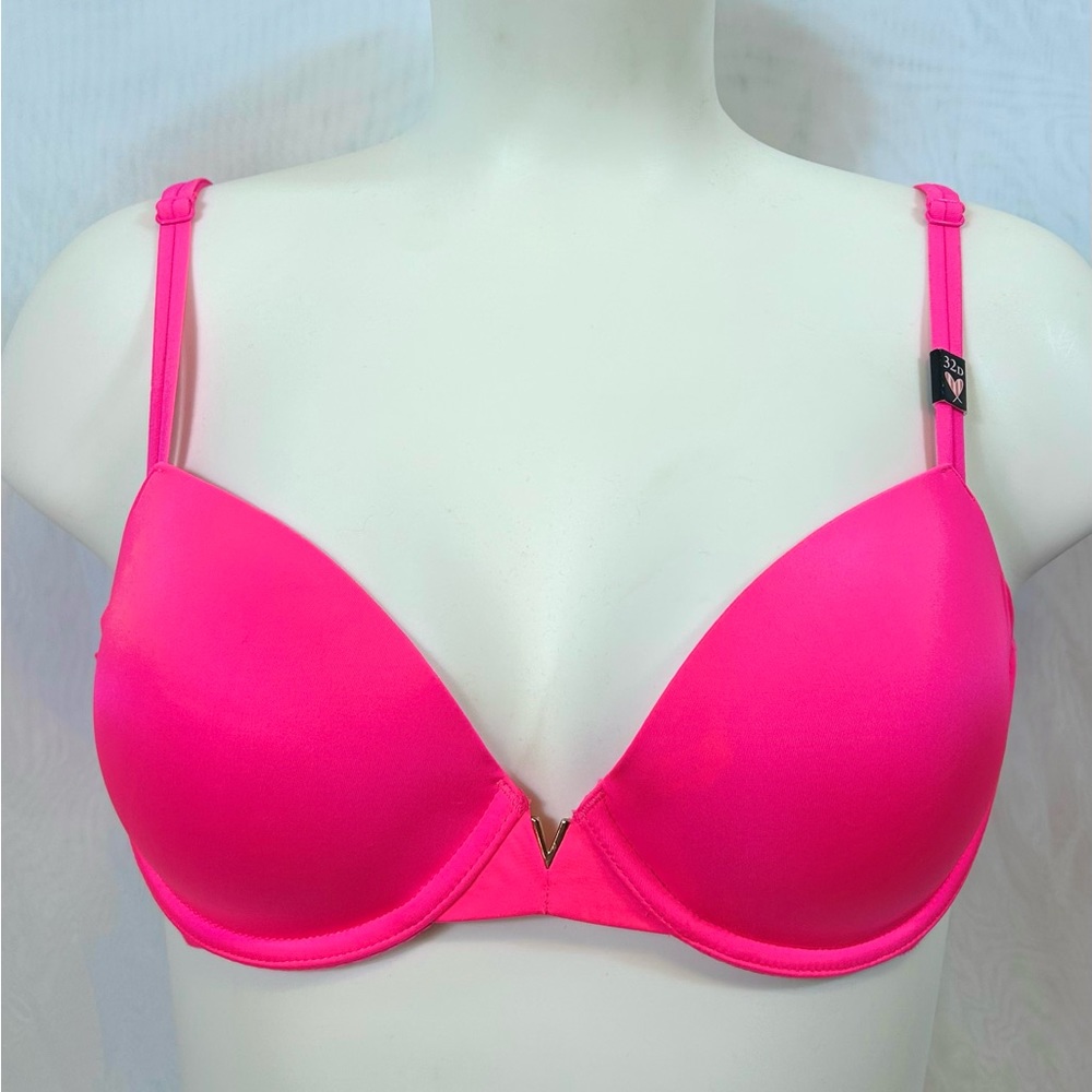 NWT Victorias Secret Hot Pink Demi Cup Bra / Sz 32D